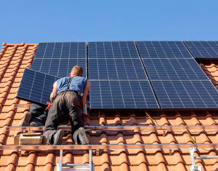 Solar panel installation